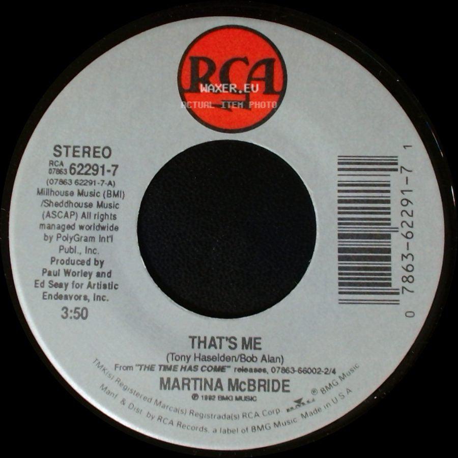 Martina Mcbride - Losing You Feels Good / That's Me side B