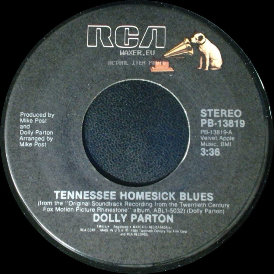 Dolly Parton - Butterflies / Tennessee Homesick Blues side B