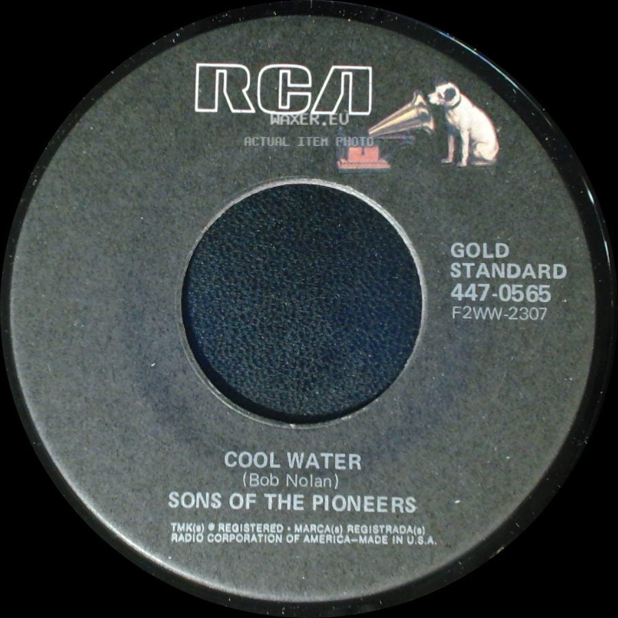 Sons Of The Pioneers - Cool Water / Tumbling' Tumbleweeds side A