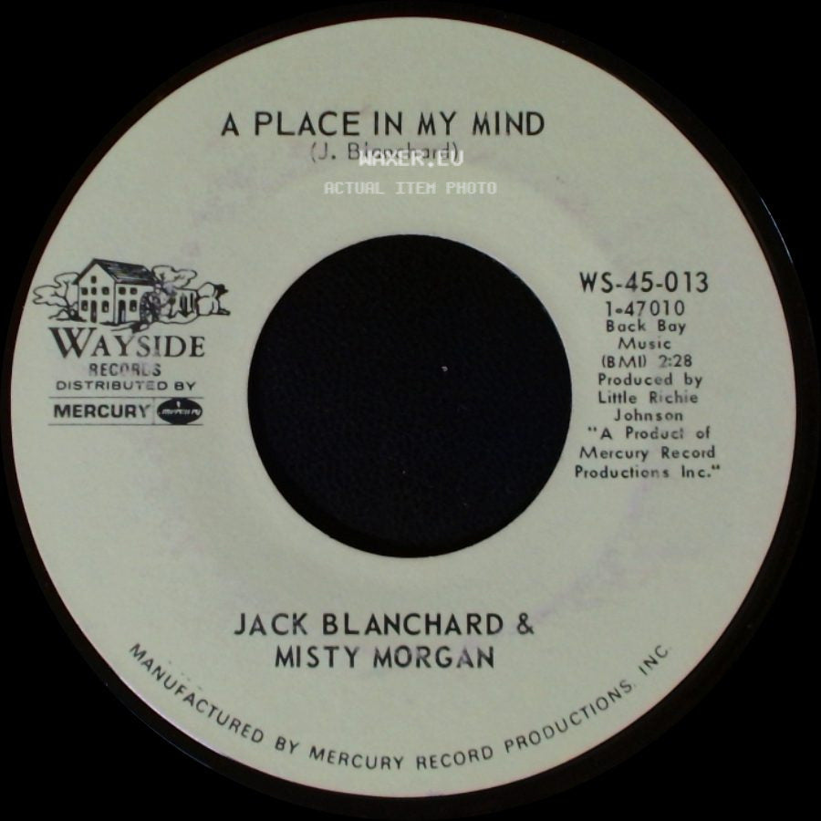 Jack Blanchard & Misty Morgan - A Place In My Mind / Humphrey The Camel side A