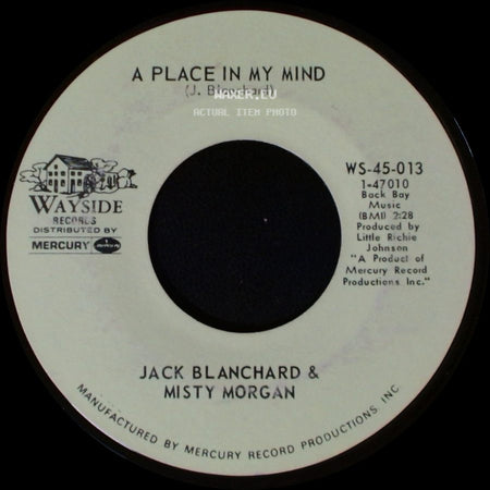 Jack Blanchard & Misty Morgan - A Place In My Mind / Humphrey The Camel side A