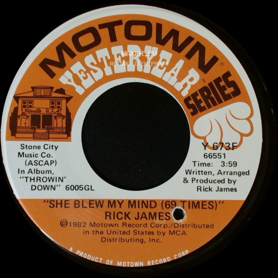 Rick James - She Blew My Mind (69 Times) / "Cold Blooded" side A