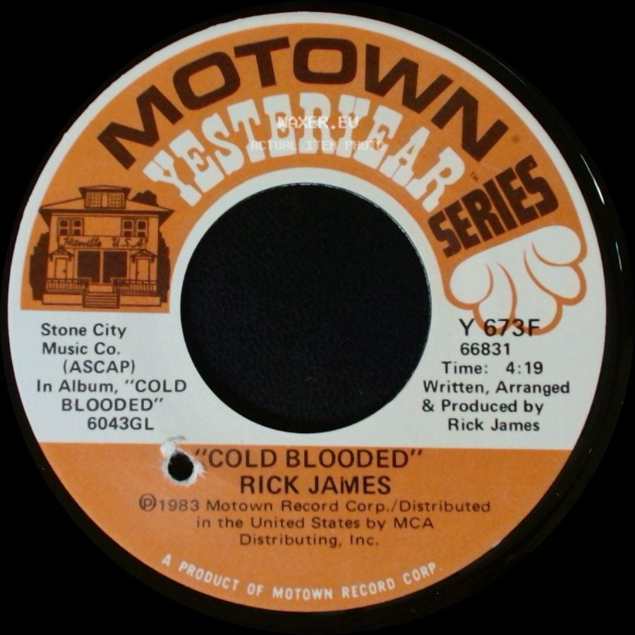 Rick James - She Blew My Mind (69 Times) / "Cold Blooded" side B