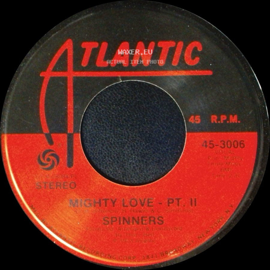 Spinners - Mighty Love - Pt. Ii / Mighty Love - Pt. 1 side A