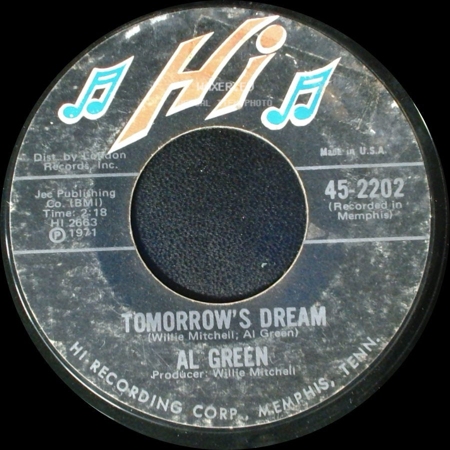 Al Green - Let's Stay Together / Tomorrow's Dream side B