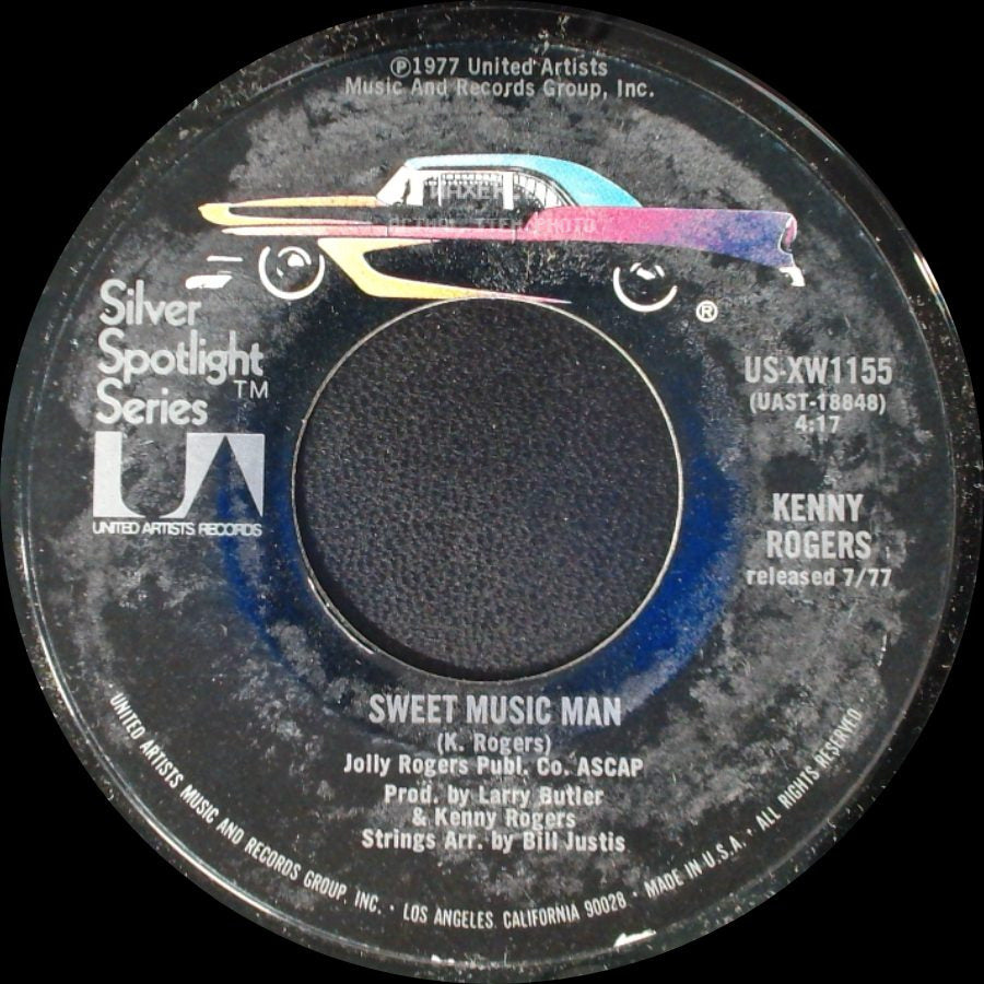 Kenny Rogers - Ruby Don't Take Your Love To Town / Sweet Music Man side B