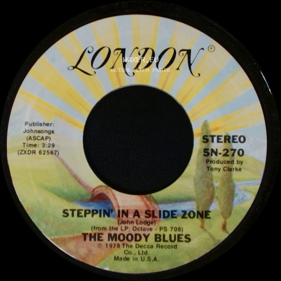 The Moody Blues - Steppin' In A Slide Zone / I'll Be Level With You side A