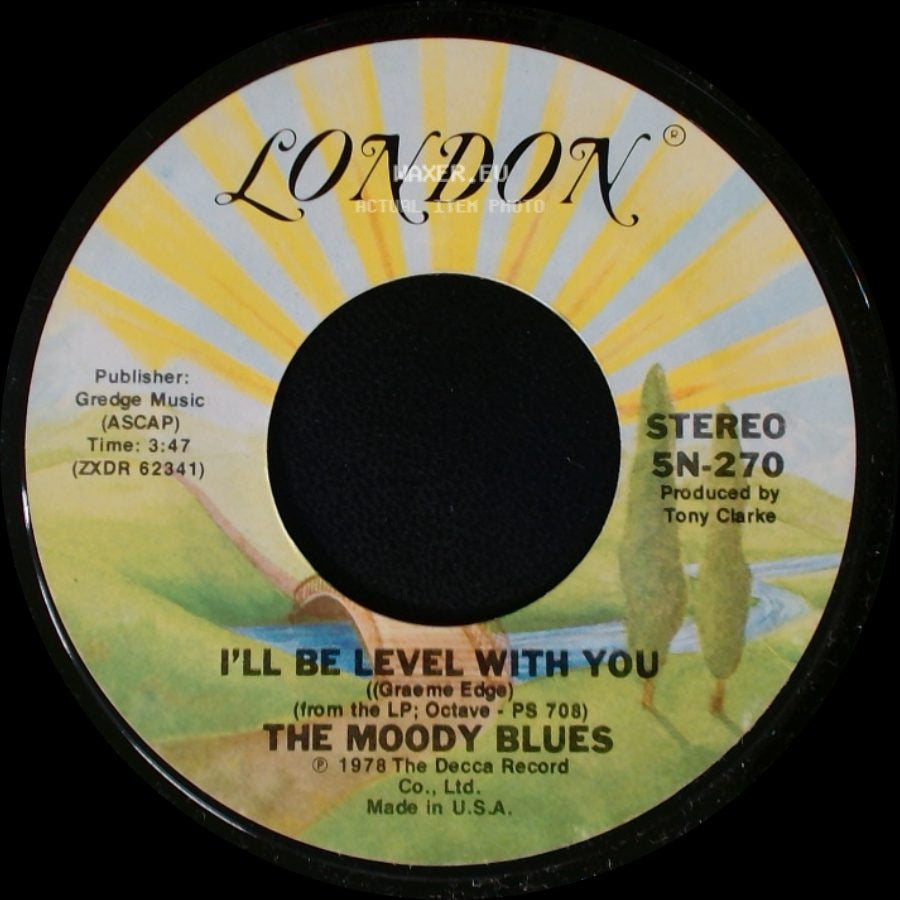 The Moody Blues - Steppin' In A Slide Zone / I'll Be Level With You side B