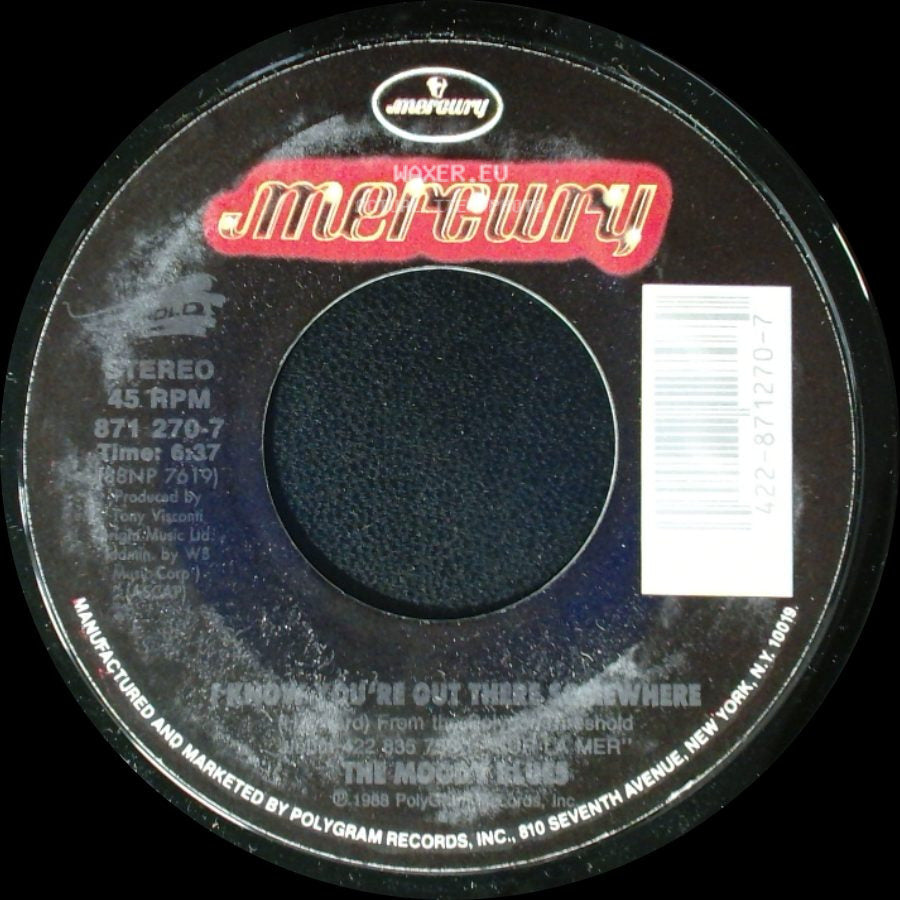The Moody Blues - I Know You're Out There Somewhere / Al Fin Voy A Encontrarte side A