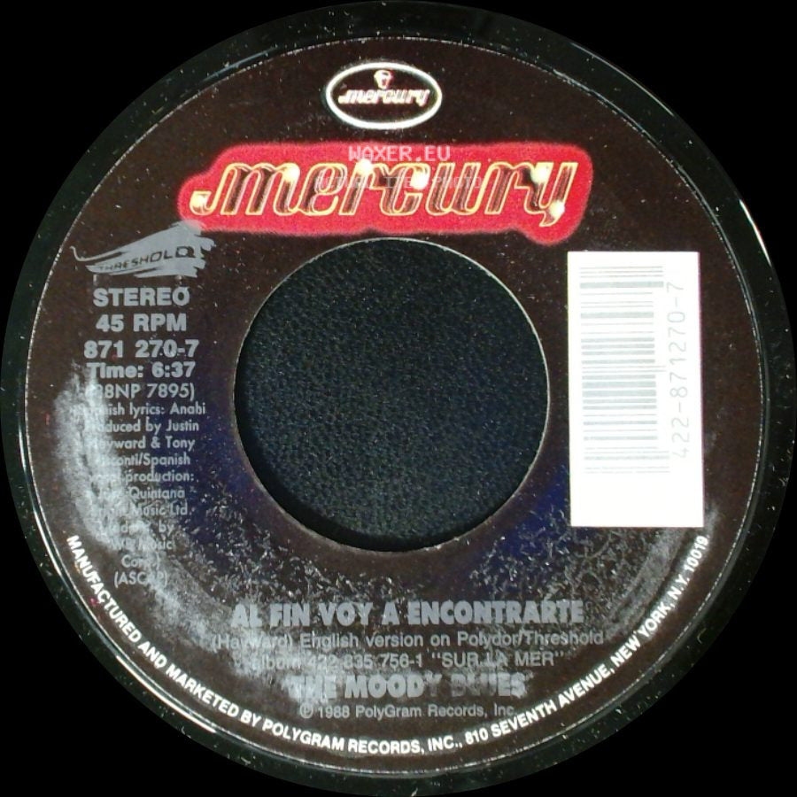 The Moody Blues - I Know You're Out There Somewhere / Al Fin Voy A Encontrarte side B