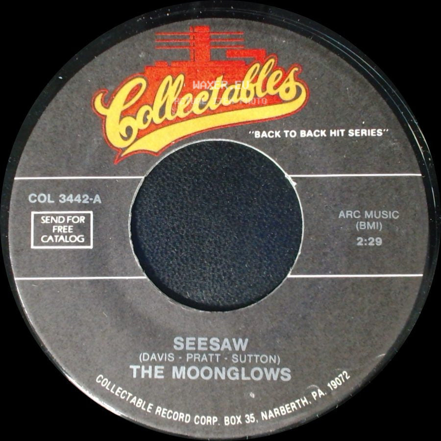 The Moonglows - Seesaw / When I'm With You side A