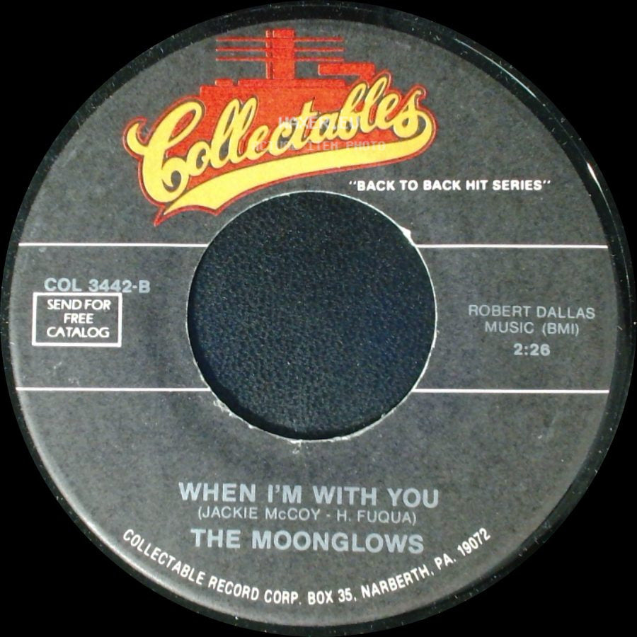 The Moonglows - Seesaw / When I'm With You side B