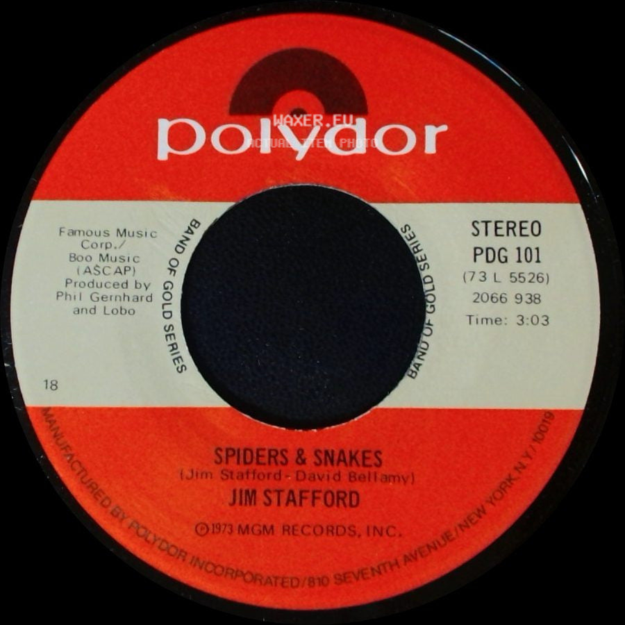 Jim Stafford - Spiders & Snakes / My Girl Bill side A