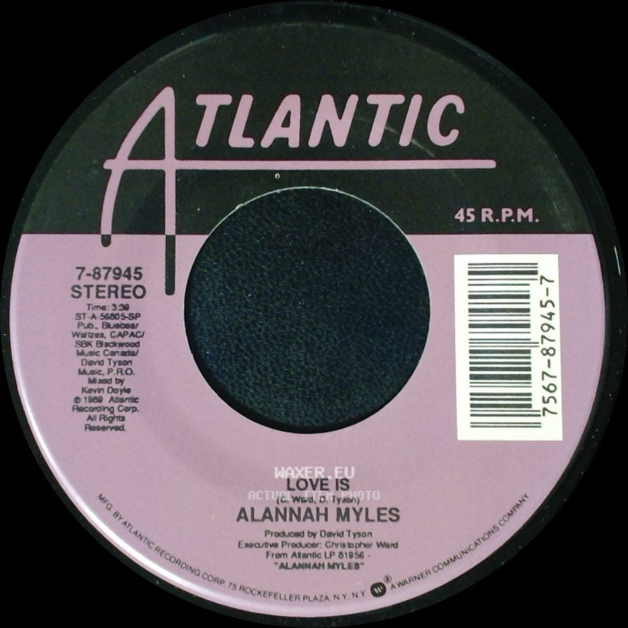 Alannah Myles - Rock This Joint / Love Is side B