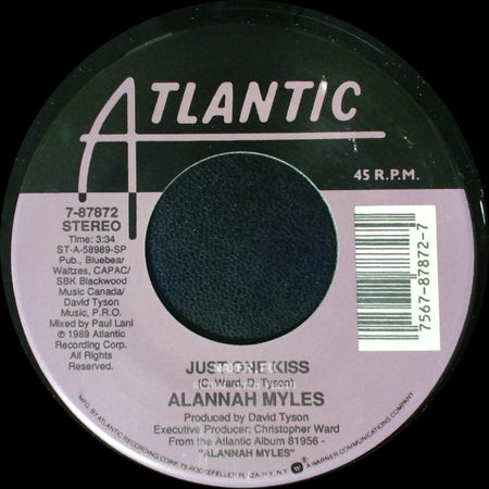 Alannah Myles - Lover Of Mine / Just One Kiss side B