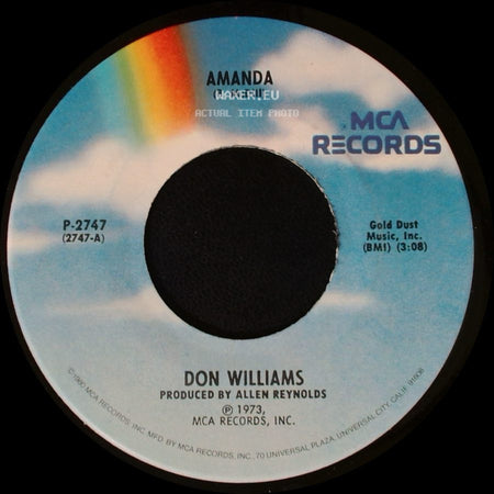 Don Williams - Amanda / The Shelter Of Your Eyes side A