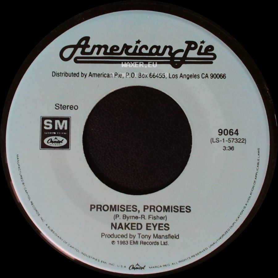 Naked Eyes / Delbert Mcclinton - Promises, Promises / Giving It Up For Your Love side A
