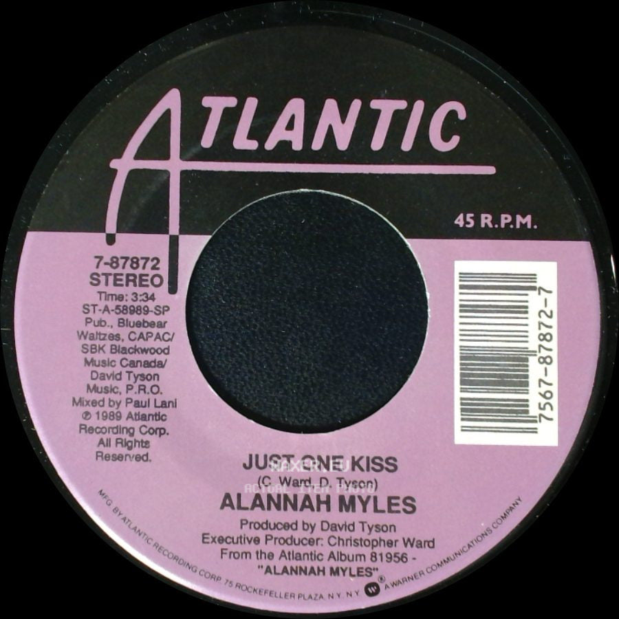 Alannah Myles - Lover Of Mine / Just One Kiss side B