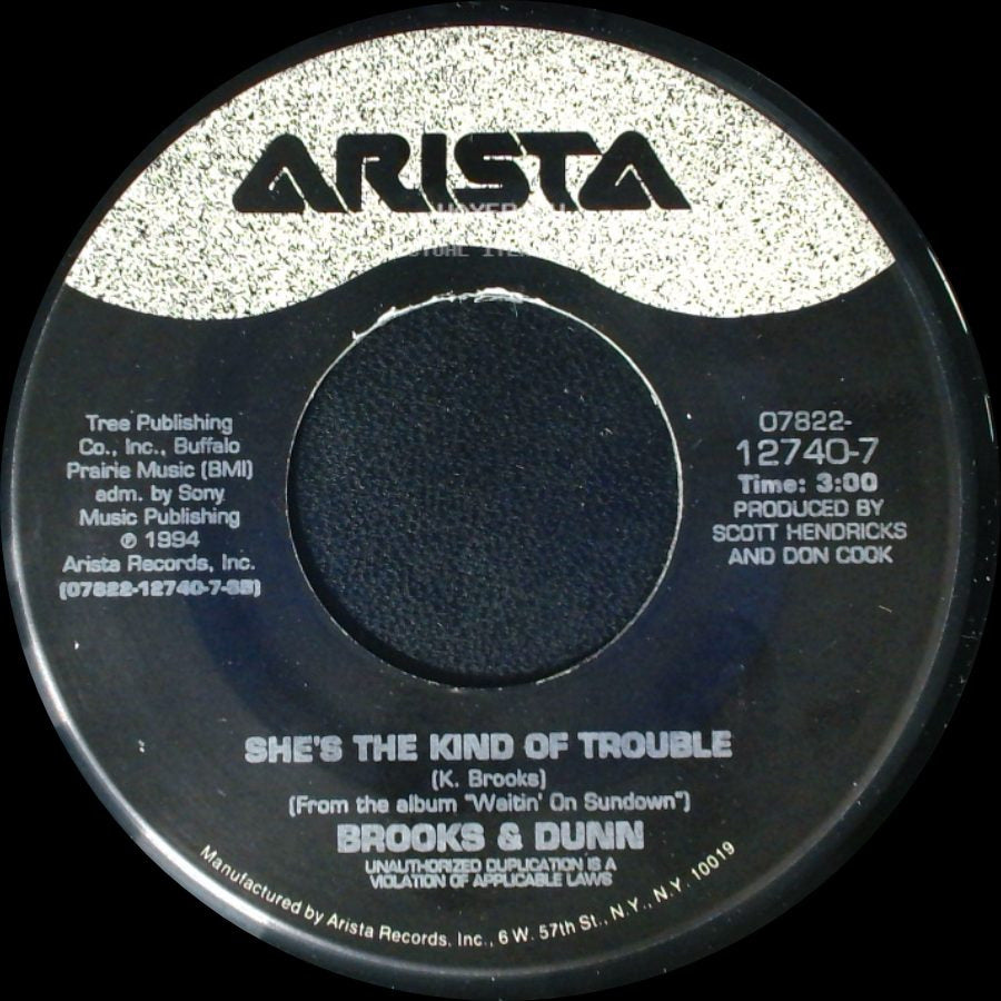 Brooks & Dunn - She's The Kind Of Trouble / She's Not The Cheatin' Kind side A