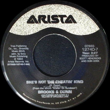 Brooks & Dunn - She's The Kind Of Trouble / She's Not The Cheatin' Kind side B