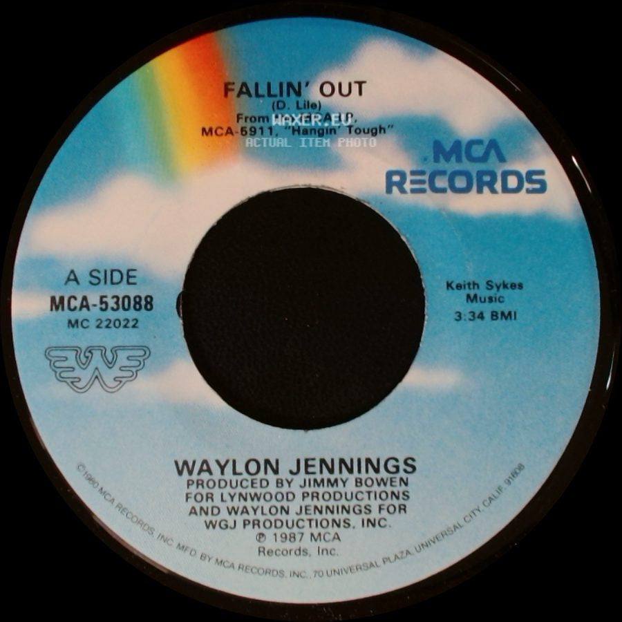Waylon Jennings - Fallin' Out / Deep In The West side A