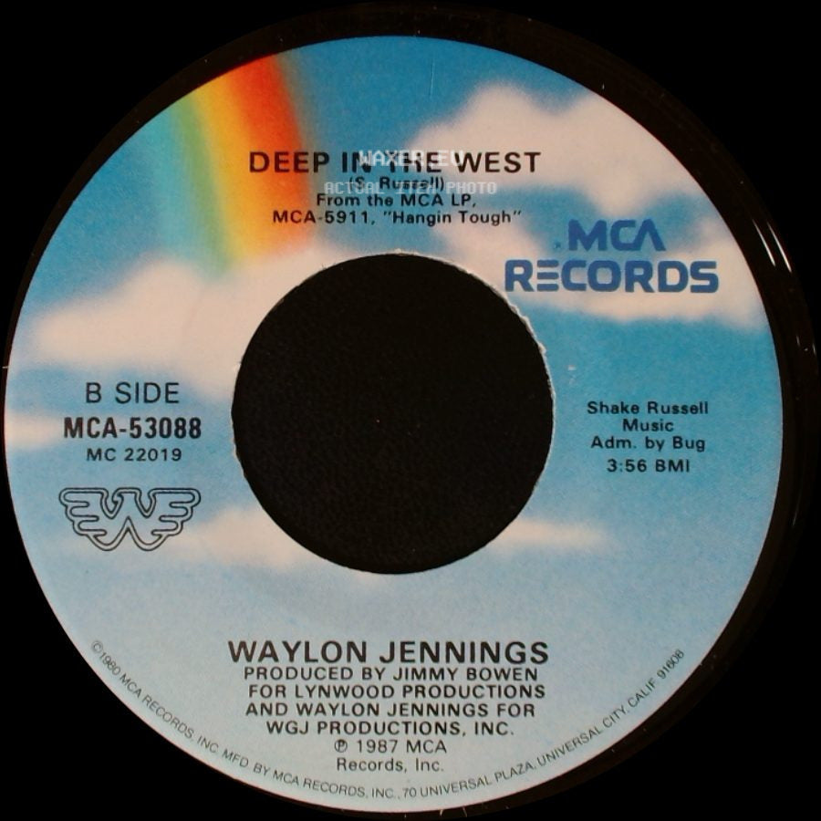 Waylon Jennings - Fallin' Out / Deep In The West side B