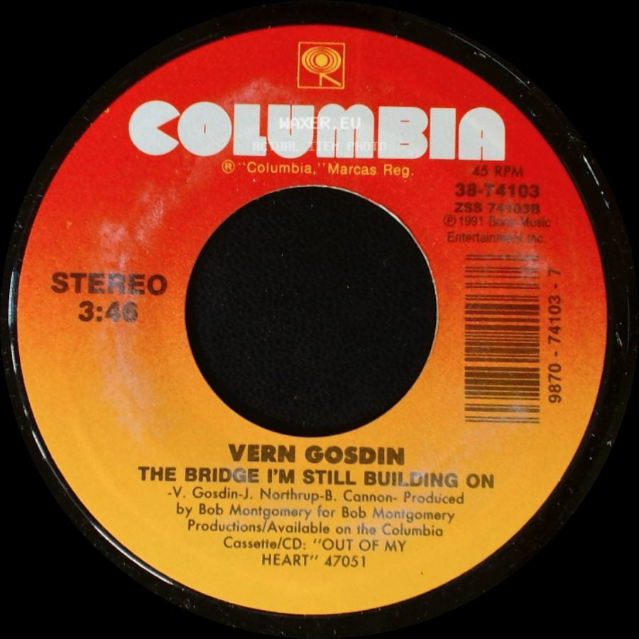 Vern Gosdin - A Month Of Sundays / The Bridge I'm Still Building On side B