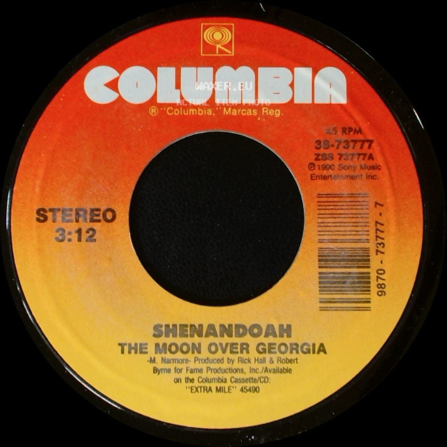 Shenandoah - The Moon Over Georgia / Can't Stop Now side A