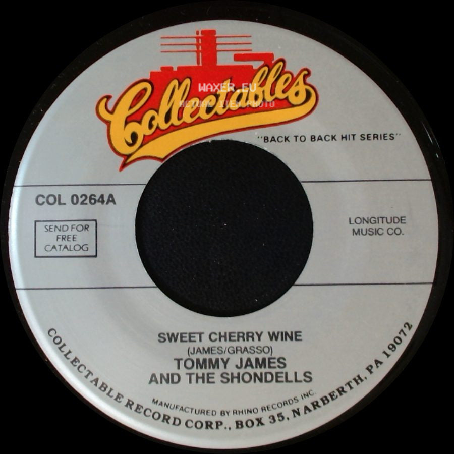 Tommy James And The Shondells - Sweet Cherry Wine / Ball Of Fire side A