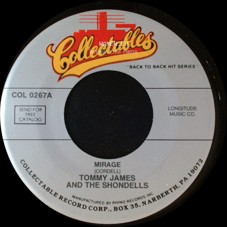 Tommy James And The Shondells - Mirage / Gettin' Together side A