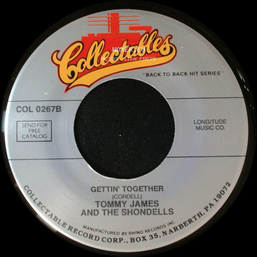 Tommy James And The Shondells - Mirage / Gettin' Together side B