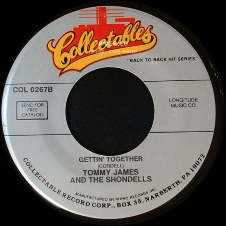 Tommy James And The Shondells - Mirage / Gettin' Together side B