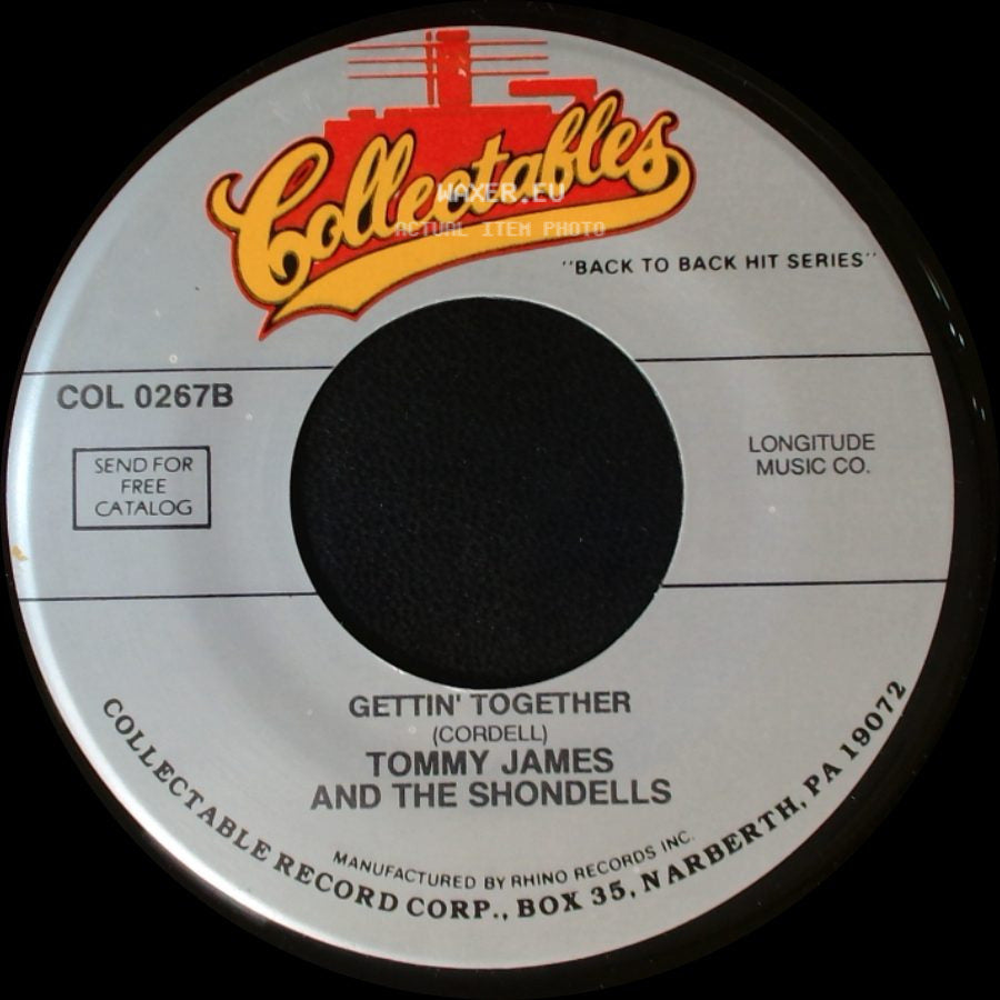 Tommy James And The Shondells - Mirage / Gettin' Together side B