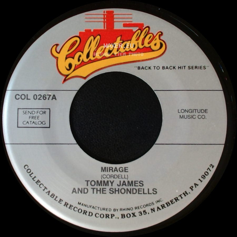 Tommy James And The Shondells - Mirage / Gettin' Together side A