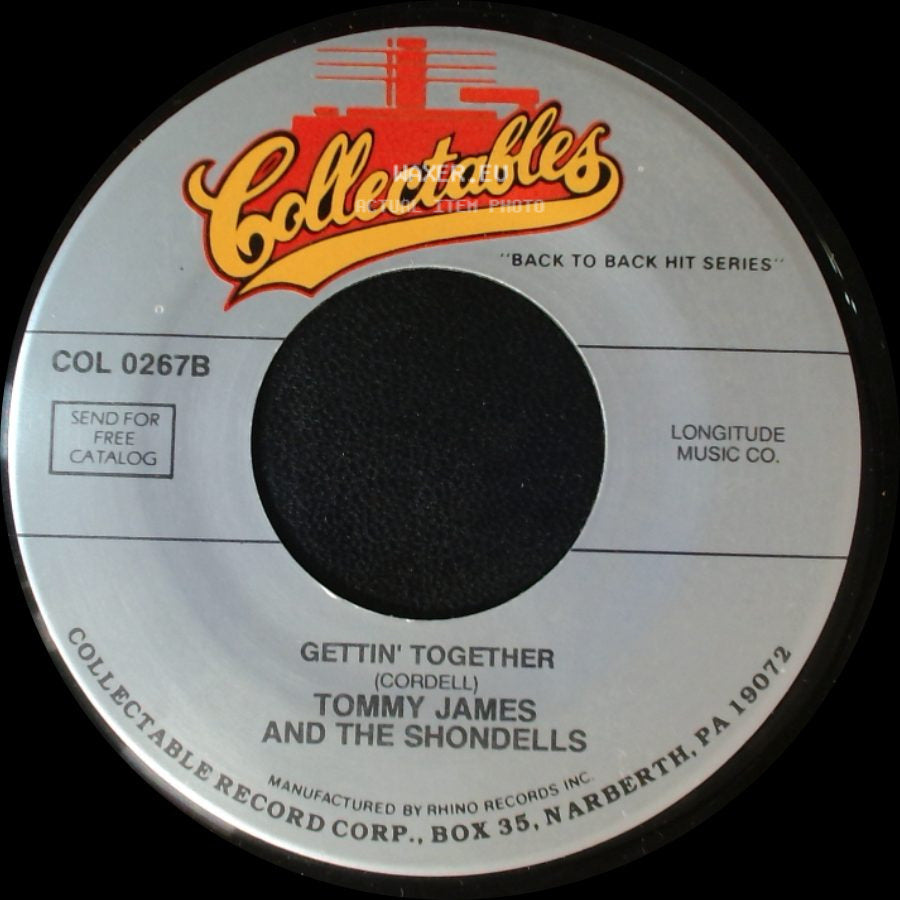 Tommy James And The Shondells - Mirage / Gettin' Together side B