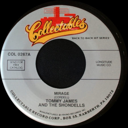 Tommy James And The Shondells - Mirage / Gettin' Together side A