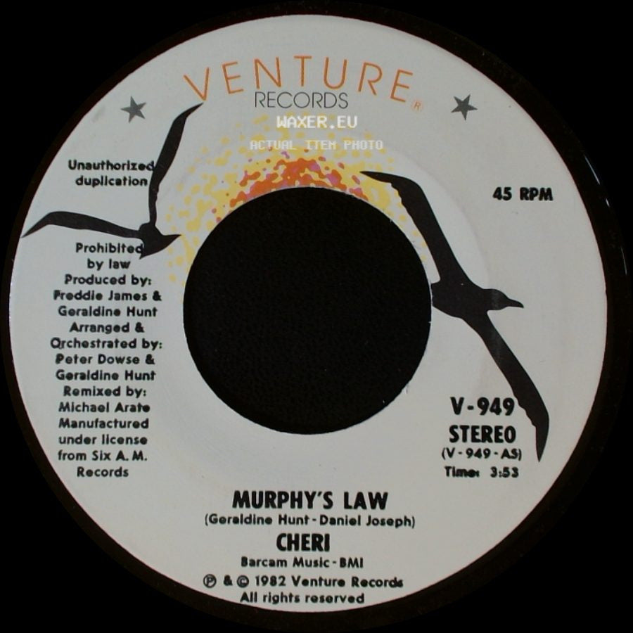 Cheri - Murphy's Law / Murphy's Law (Instrumental) side A