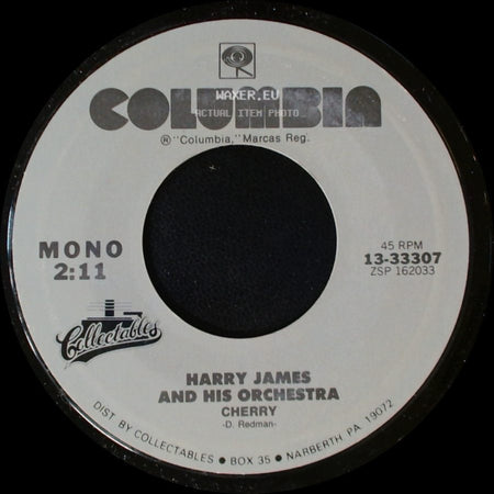 Harry James And His Orchestra - Cherry / Jalousie (Jealousy) side A