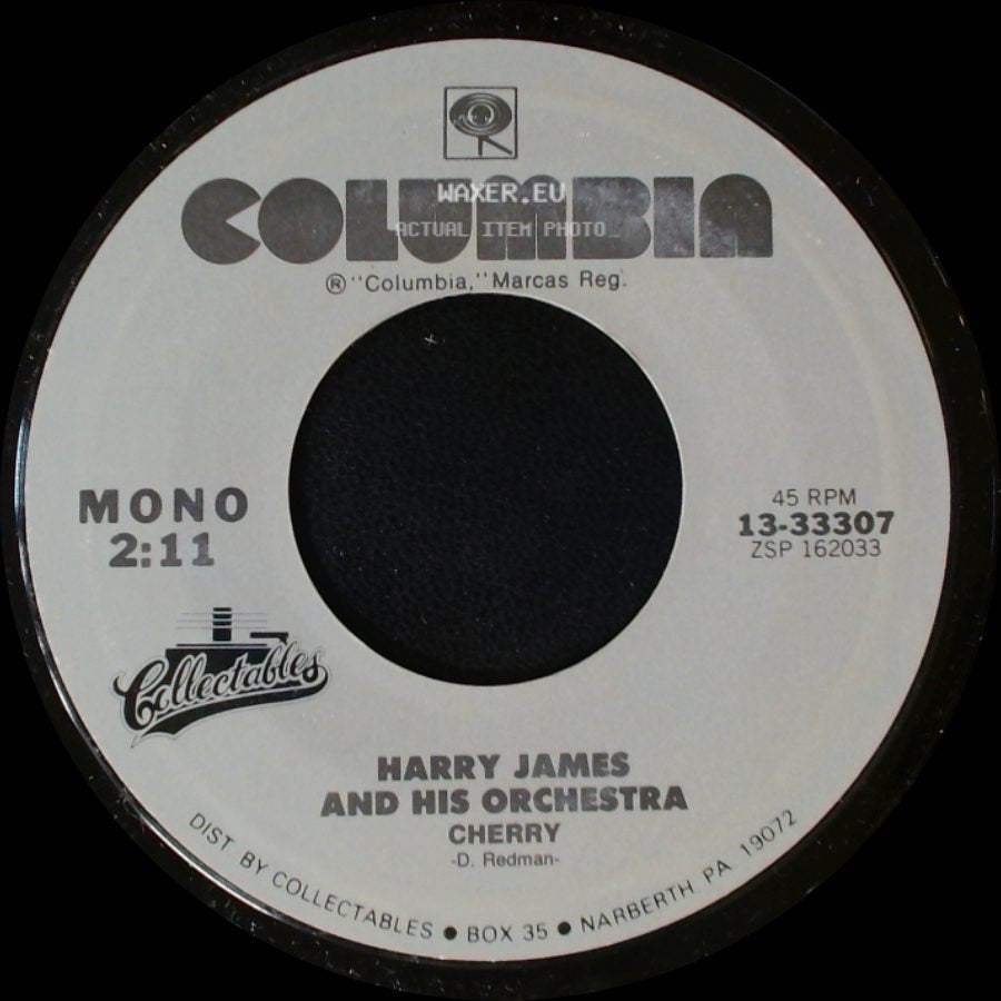 Harry James And His Orchestra - Cherry / Jalousie (Jealousy) side A
