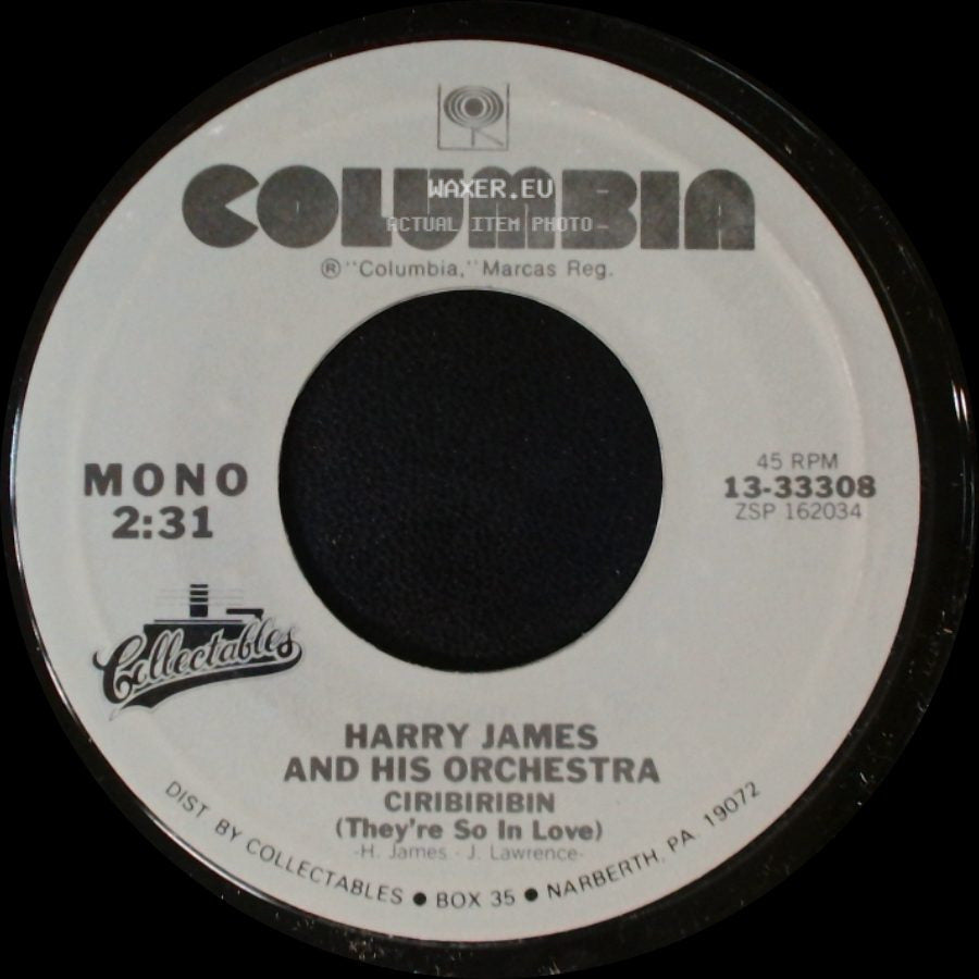 Harry James And His Orchestra - Ciribiribin (They're So In Love) / The Mole side A