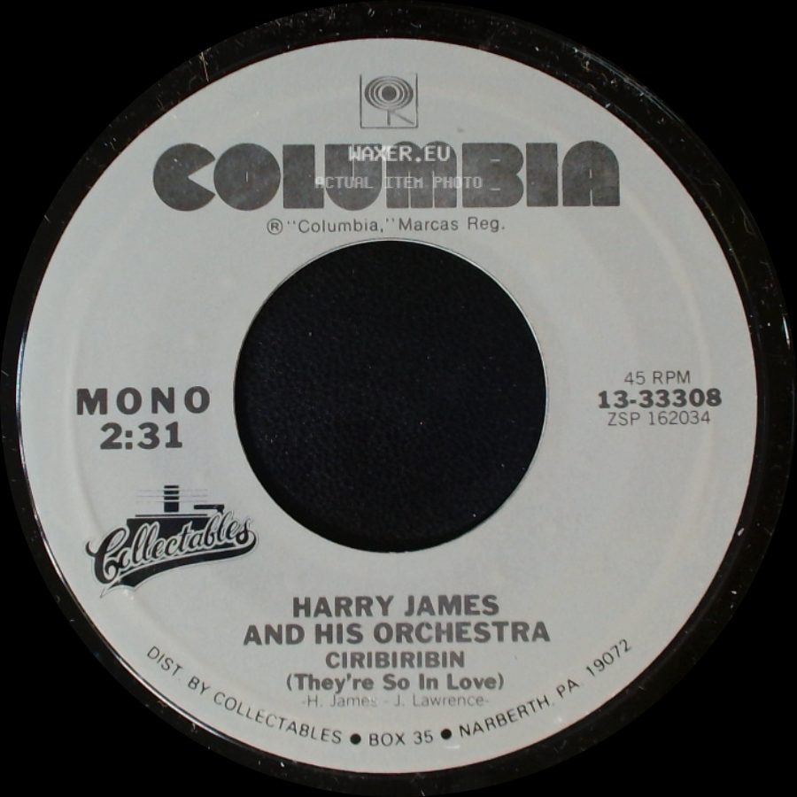 Harry James And His Orchestra - Ciribiribin (They're So In Love) / The Mole side A