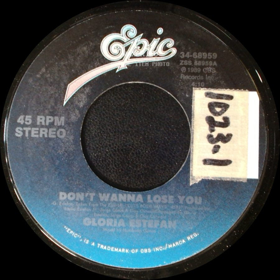 Gloria Estefan - Don't Wanna Lose You / Si Voy A Perderte side A