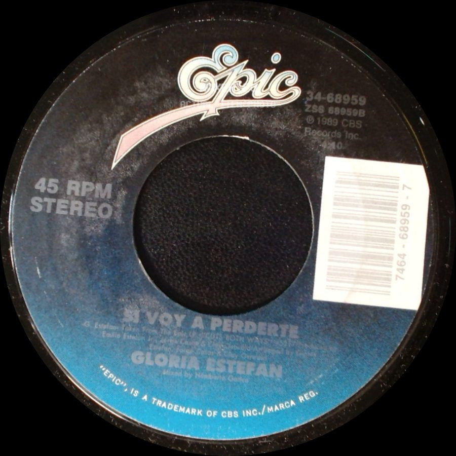 Gloria Estefan - Don't Wanna Lose You / Si Voy A Perderte side B