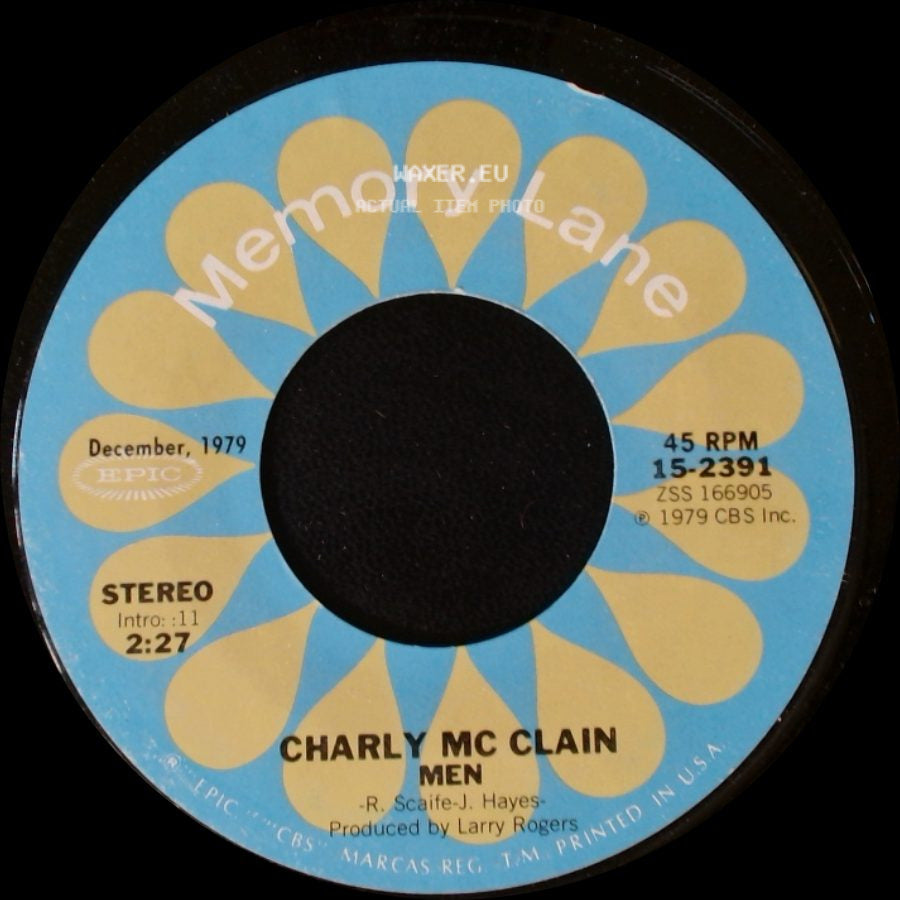 Charly Mc Clain - Men / You're A Part Of Me side A