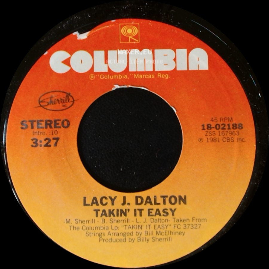 Lacy J. Dalton - Golden Memories / Takin' It Easy side B