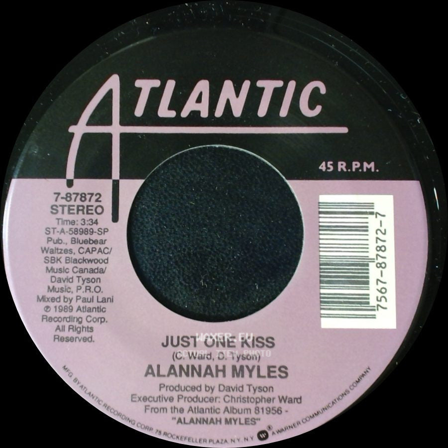 Alannah Myles - Just One Kiss / Lover Of Mine side A