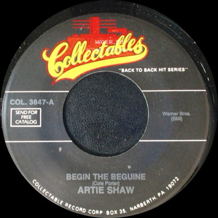 Artie Shaw - Begin The Beguine / My Heart Belongs To Daddy side A