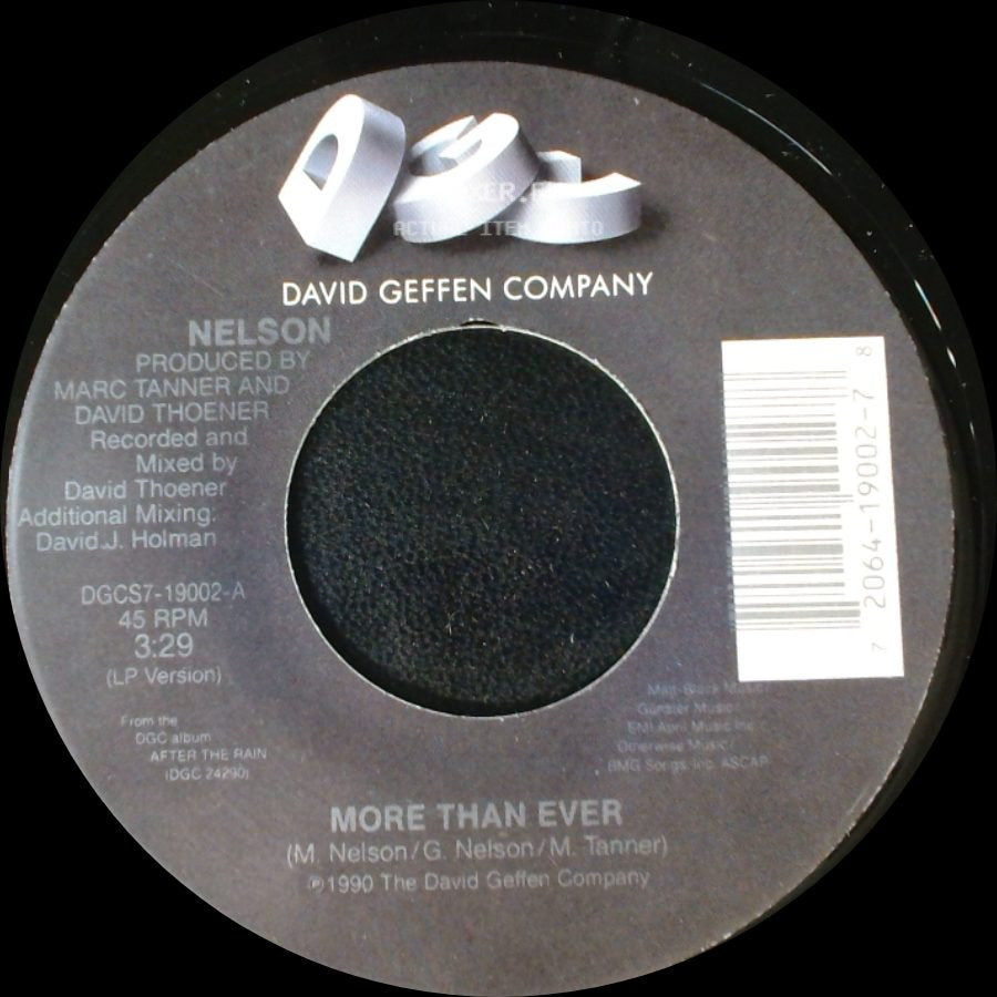 Nelson - More Than Ever / Keep One Heart side A