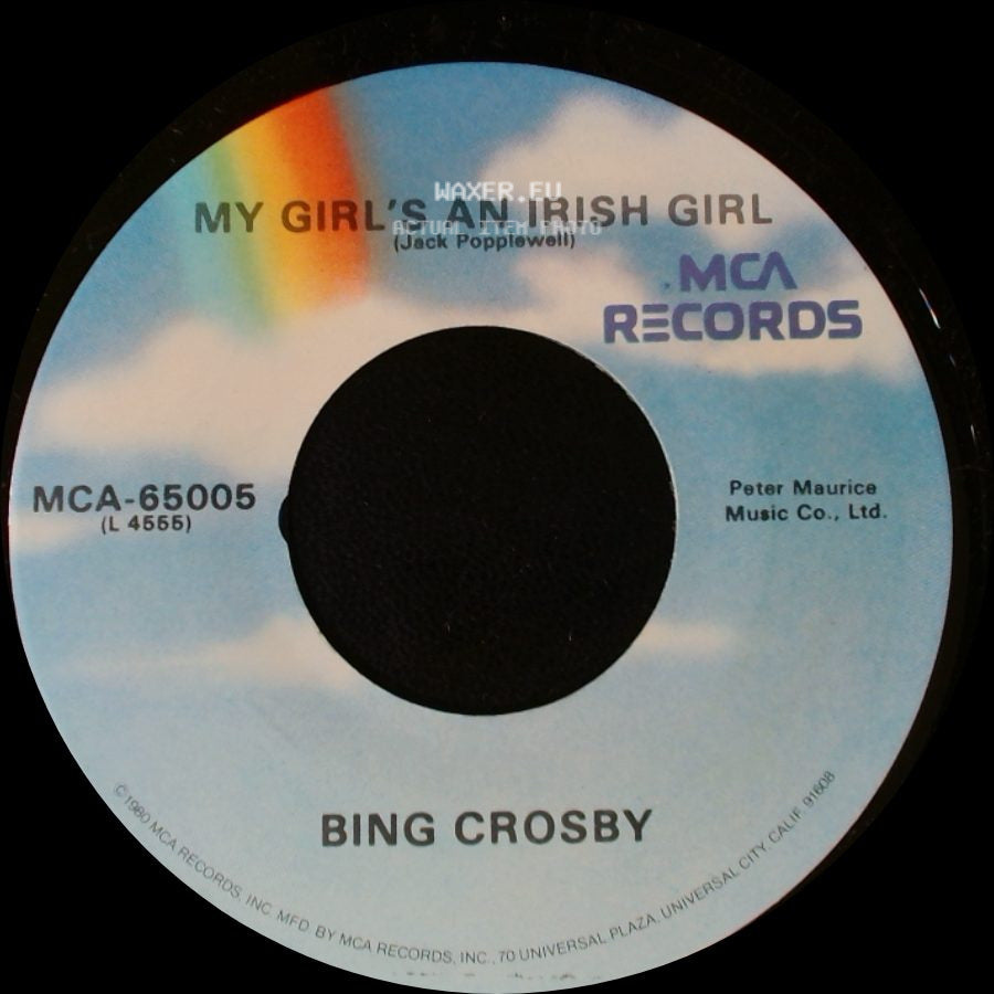 Bing Crosby - My Girl's An Irish Girl / Galway Bay side A