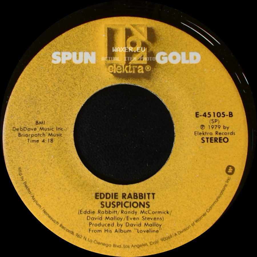 Eddie Rabbitt - Every Which Way But Loose / Suspicions side B